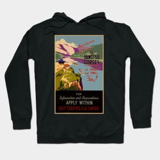 Yangtsze Gorges travel poster Hoodie